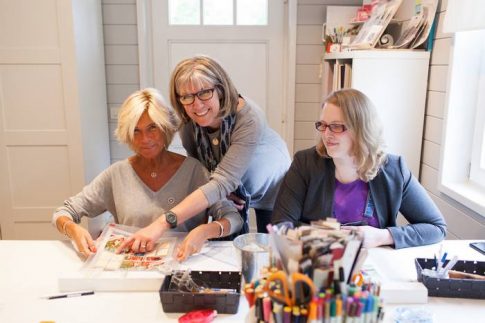 Réseau animatrice atelier de scrapbooking